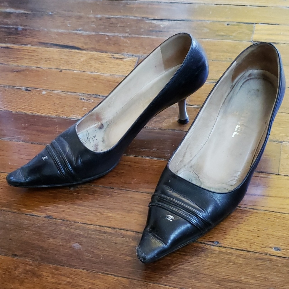 Chanel Kitten Heels 6.5